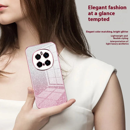 For Honor Magic7 Pro 5G Case Electroplating Gradient Glitter TPU Phone Cover