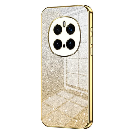 For Honor Magic7 Pro 5G Case Electroplating Gradient Glitter TPU Phone Cover - Gold