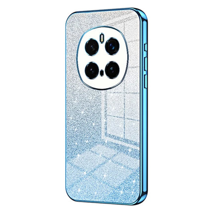 For Honor Magic7 Pro 5G Case Electroplating Gradient Glitter TPU Phone Cover - Blue