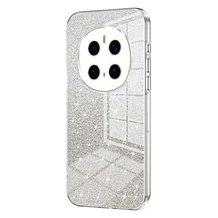 For Honor Magic7 Pro 5G Case Electroplating Gradient Glitter TPU Phone Cover - Transparent