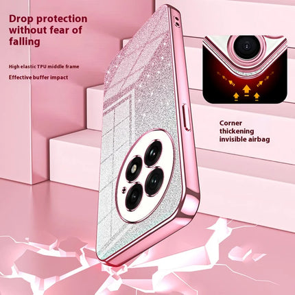 For OnePlus 13 Case Electroplating Gradient Glitter TPU Phone Cover