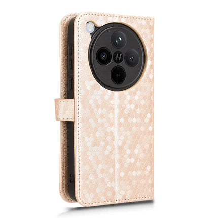 For Oppo Find X8 5G Wallet Case Dot Pattern Imprint PU Leather Phone Cover