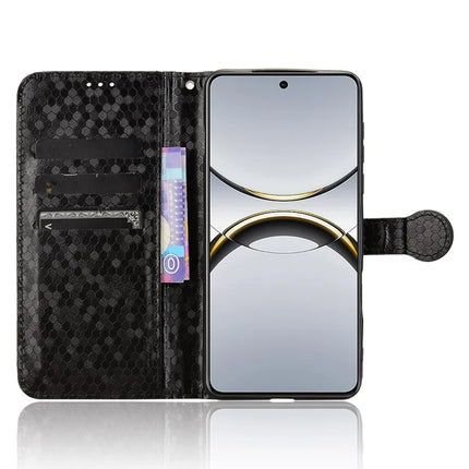 For Oppo Find X8 Pro 5G Wallet Case Dot Pattern Imprint PU Leather Phone Cover