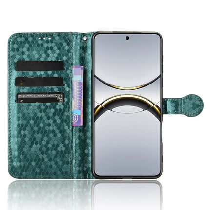 For Oppo Find X8 Pro 5G Wallet Case Dot Pattern Imprint PU Leather Phone Cover