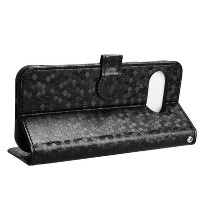 For Google Pixel 9a Wallet Case Dot Pattern Imprint PU Leather Phone Cover