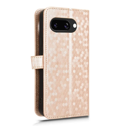 For Google Pixel 9a Wallet Case Dot Pattern Imprint PU Leather Phone Cover
