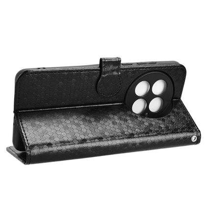 For OnePlus 13 Wallet Case Dot Pattern Imprint PU Leather Phone Cover