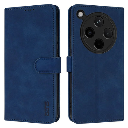 AZNS For Oppo Find X8 5G Case PU Leather Wallet Phone Cover - Blue
