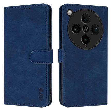 AZNS For Oppo Find X8 Pro 5G Case PU Leather Wallet Phone Cover - Blue