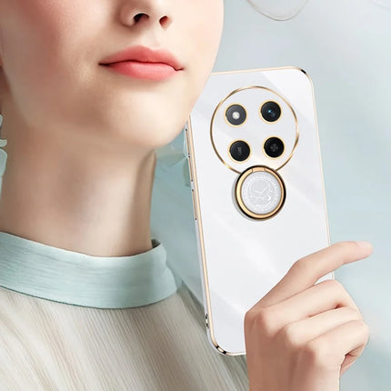 XINLI For Honor X60 Pro 5G Case Ring Kickstand Electroplating TPU Phone Cover