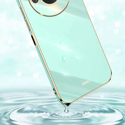 XINLI For Honor X60 5G Case TPU Phone Cover with Electroplating Frame