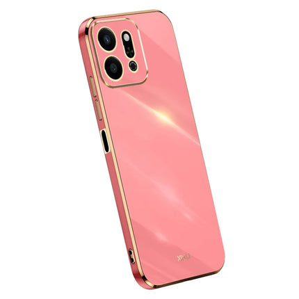 XINLI For Honor Play 9T Case TPU Phone Cover with Electroplating Frame - Red