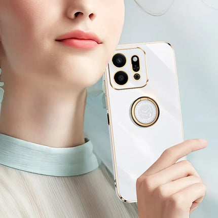 XINLI For Honor Play 9T Case Ring Kickstand Electroplating TPU Phone Cover