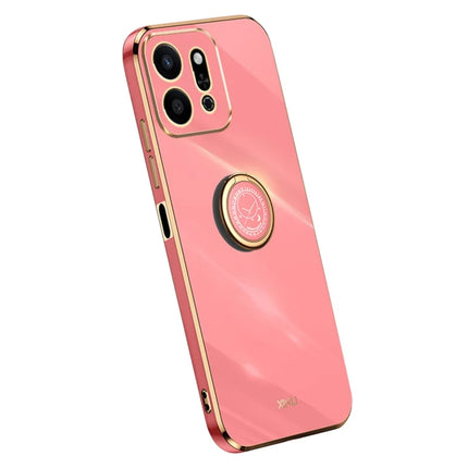 XINLI For Honor Play 9T Case Ring Kickstand Electroplating TPU Phone Cover - Red