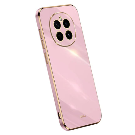 XINLI For Honor Magic7 5G Case TPU Phone Cover with Electroplating Frame - Purple