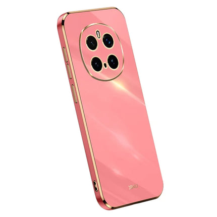 XINLI For Honor Magic7 Pro 5G Case TPU Phone Cover with Electroplating Frame - Red