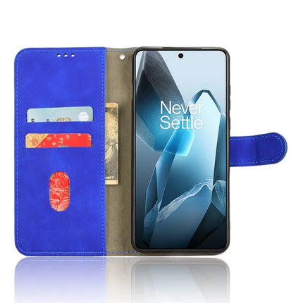 For OnePlus 13 Leather Case Skin-Feel Anti-Drop Wallet Flip Phone Cover