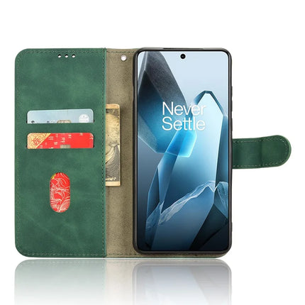 For OnePlus 13 Leather Case Skin-Feel Anti-Drop Wallet Flip Phone Cover