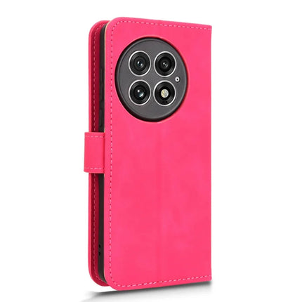 For OnePlus 13 Leather Case Skin-Feel Anti-Drop Wallet Flip Phone Cover