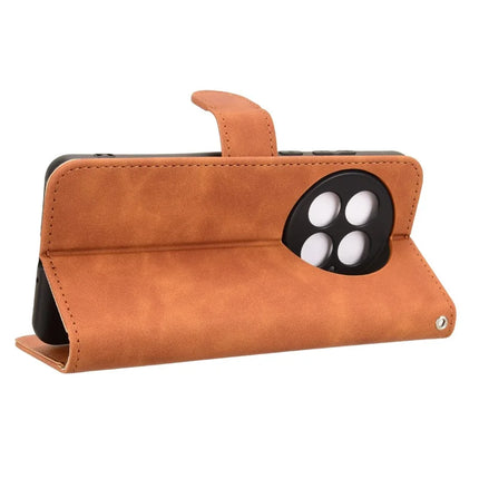 For OnePlus 13 Leather Case Skin-Feel Anti-Drop Wallet Flip Phone Cover