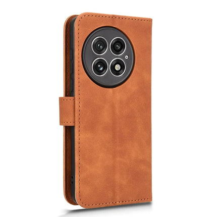For OnePlus 13 Leather Case Skin-Feel Anti-Drop Wallet Flip Phone Cover