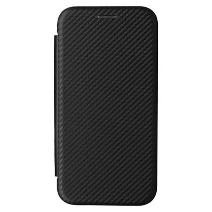 For iPhone 16e Case Carbon Fiber Texture Drop-Proof PU Leather Phone Cover