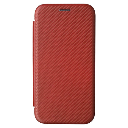 For iPhone 16e Case Carbon Fiber Texture Drop-Proof PU Leather Phone Cover