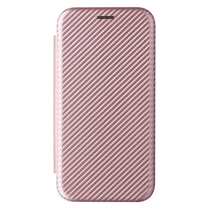 For iPhone 16e Case Carbon Fiber Texture Drop-Proof PU Leather Phone Cover