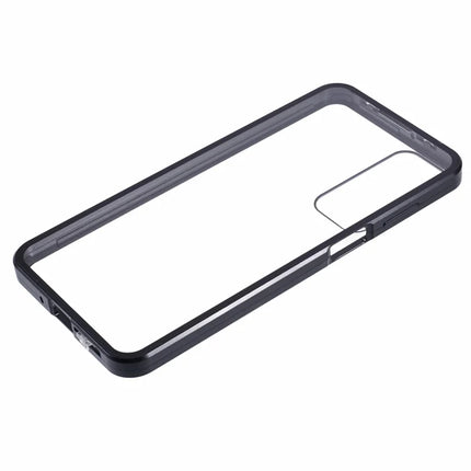 For Samsung Galaxy A16 4G / 5G Case Double-Sided Tempered Glass Magnetic Clear Phone Cover