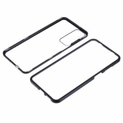 For Samsung Galaxy A16 4G / 5G Case Double-Sided Tempered Glass Magnetic Clear Phone Cover