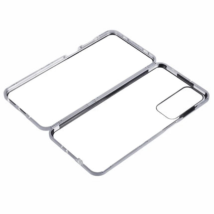 For Samsung Galaxy A16 4G / 5G Case Double-Sided Tempered Glass Magnetic Clear Phone Cover