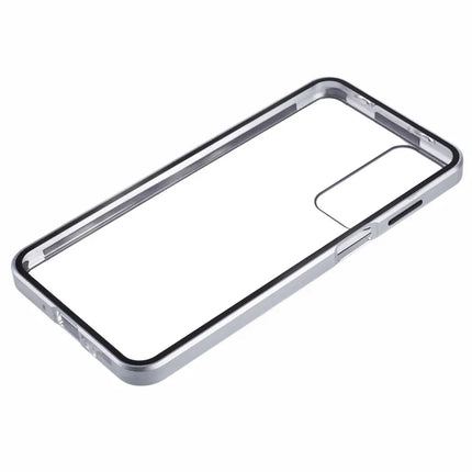 For Samsung Galaxy A16 4G / 5G Case Double-Sided Tempered Glass Magnetic Clear Phone Cover