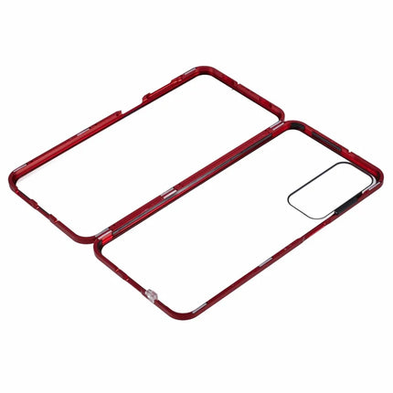 For Samsung Galaxy A16 4G / 5G Case Double-Sided Tempered Glass Magnetic Clear Phone Cover