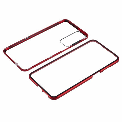 For Samsung Galaxy A16 4G / 5G Case Double-Sided Tempered Glass Magnetic Clear Phone Cover