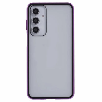 For Samsung Galaxy A16 4G / 5G Case Double-Sided Tempered Glass Magnetic Clear Phone Cover