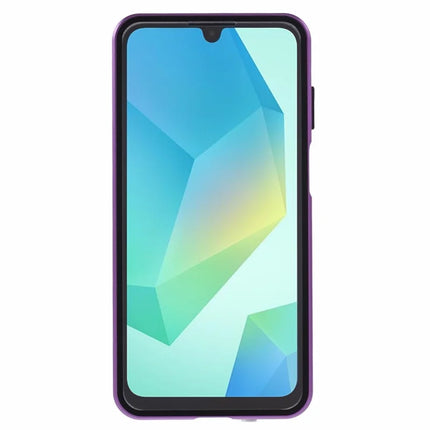 For Samsung Galaxy A16 4G / 5G Case Double-Sided Tempered Glass Magnetic Clear Phone Cover