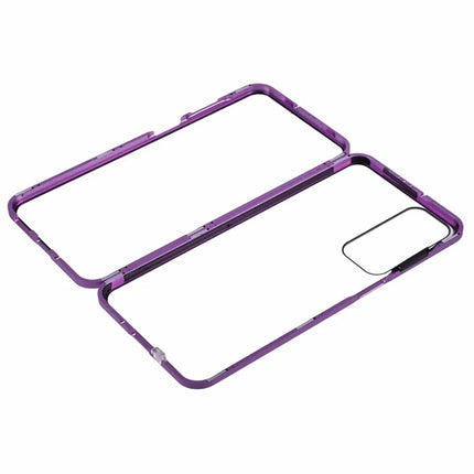 For Samsung Galaxy A16 4G / 5G Case Double-Sided Tempered Glass Magnetic Clear Phone Cover