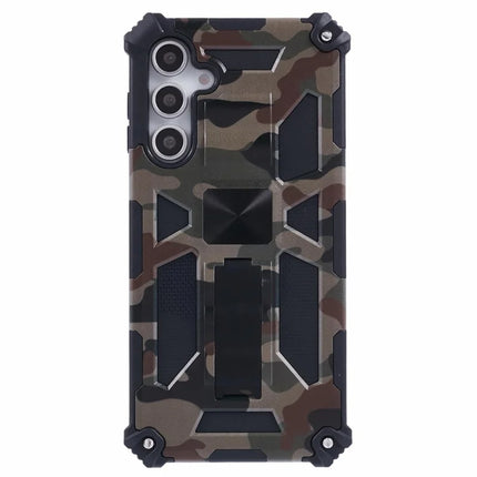 For Samsung Galaxy A16 4G / 5G Case Kickstand PC+TPU Camouflage Military Grade Phone Cover