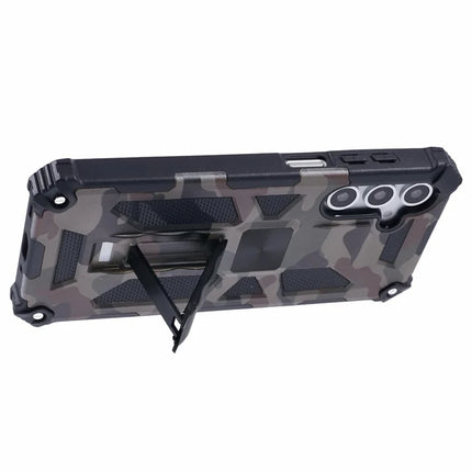 For Samsung Galaxy A16 4G / 5G Case Kickstand PC+TPU Camouflage Military Grade Phone Cover