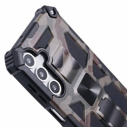 For Samsung Galaxy A16 4G / 5G Case Kickstand PC+TPU Camouflage Military Grade Phone Cover