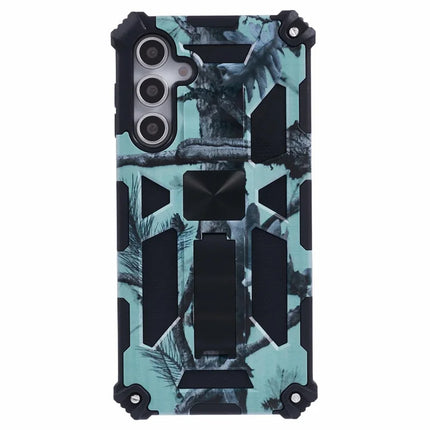 For Samsung Galaxy A16 4G / 5G Case Kickstand PC+TPU Camouflage Military Grade Phone Cover