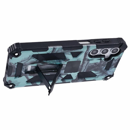 For Samsung Galaxy A16 4G / 5G Case Kickstand PC+TPU Camouflage Military Grade Phone Cover