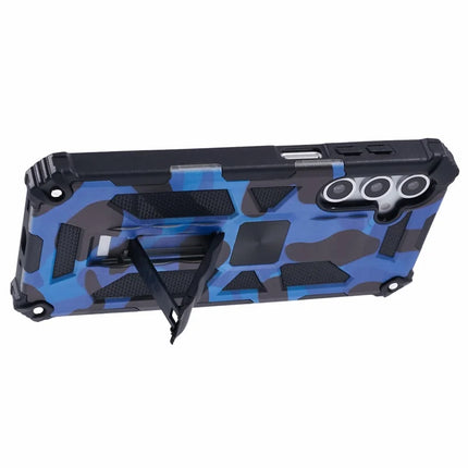 For Samsung Galaxy A16 4G / 5G Case Kickstand PC+TPU Camouflage Military Grade Phone Cover