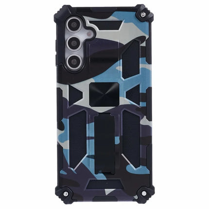 For Samsung Galaxy A16 4G / 5G Case Kickstand PC+TPU Camouflage Military Grade Phone Cover