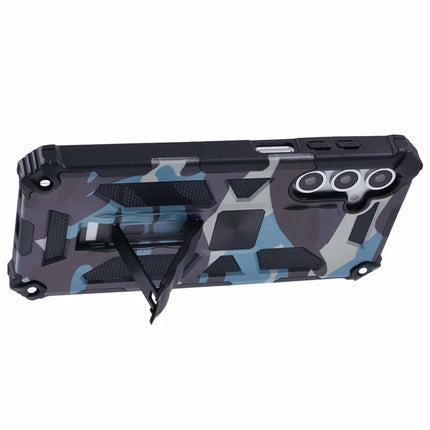 For Samsung Galaxy A16 4G / 5G Case Kickstand PC+TPU Camouflage Military Grade Phone Cover