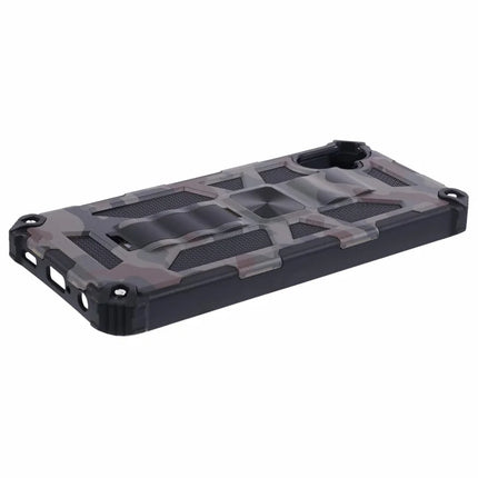 For Samsung Galaxy A06 Case Kickstand PC+TPU Camouflage Military Grade Phone Cover