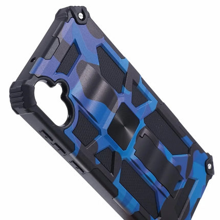 For Samsung Galaxy A06 Case Kickstand PC+TPU Camouflage Military Grade Phone Cover