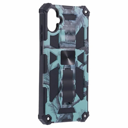For Samsung Galaxy A06 Case Kickstand PC+TPU Camouflage Military Grade Phone Cover
