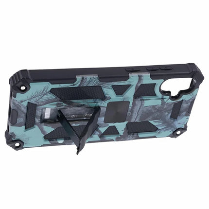 For Samsung Galaxy A06 Case Kickstand PC+TPU Camouflage Military Grade Phone Cover