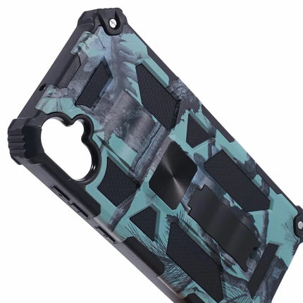 For Samsung Galaxy A06 Case Kickstand PC+TPU Camouflage Military Grade Phone Cover